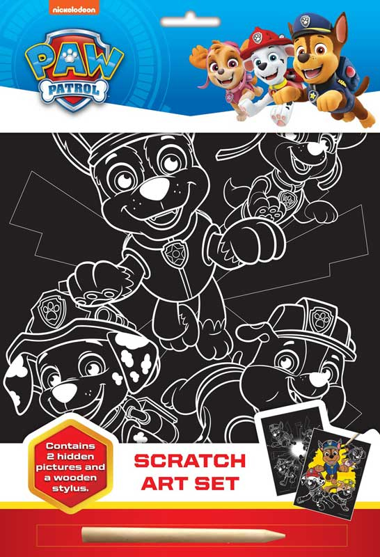 Paw Patrol Scratch Art Set