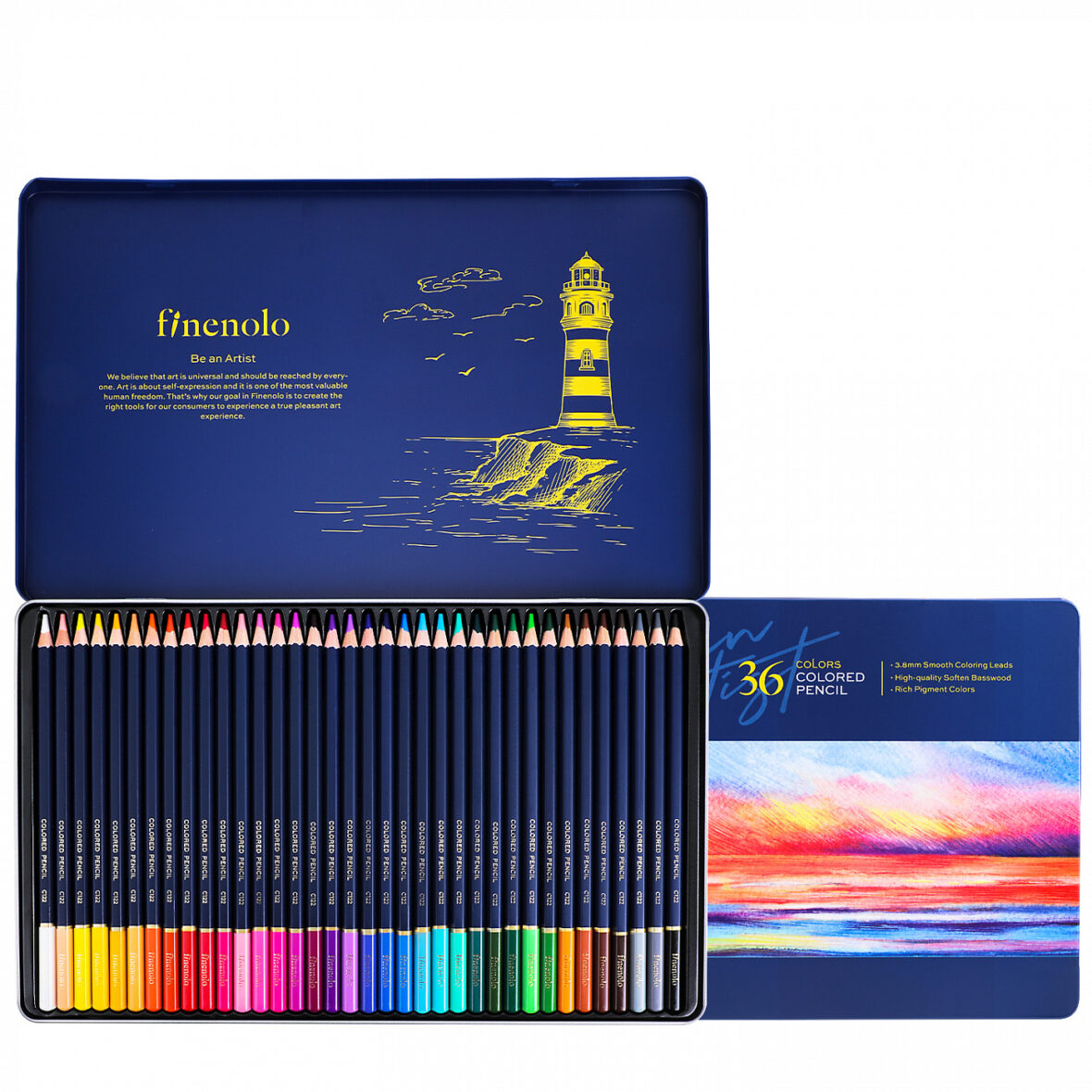 Deli pencils Finenolo series 36 colors