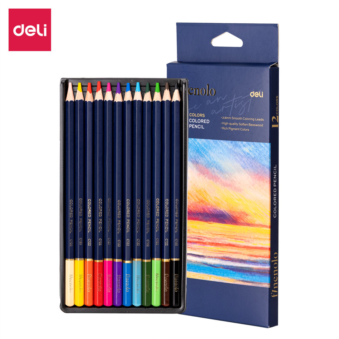 Deli Finenolo color pencil set 12 colors