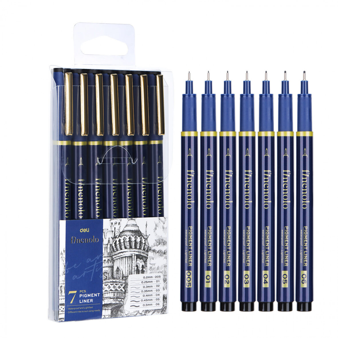 Finenolo capillary pens 7 pcs