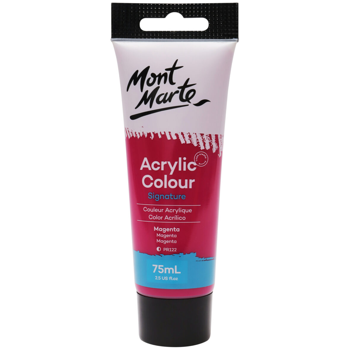 Mont Marte Signature Acrylic Paint 75ml Tube – Magenta