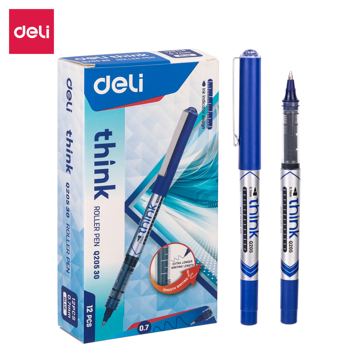 DELI ROLLER PEN BLUE