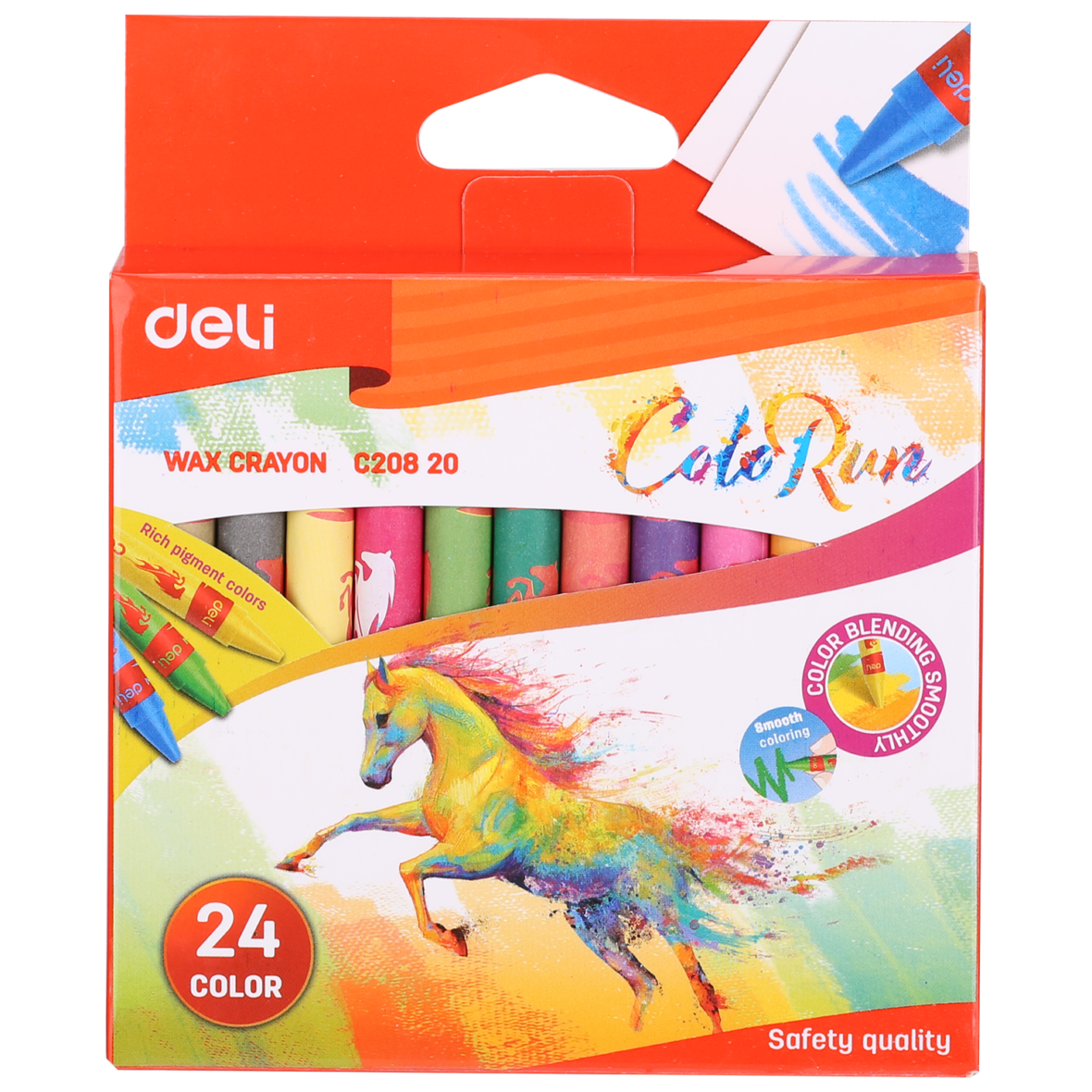 Deli Wax Crayon 24 Piece